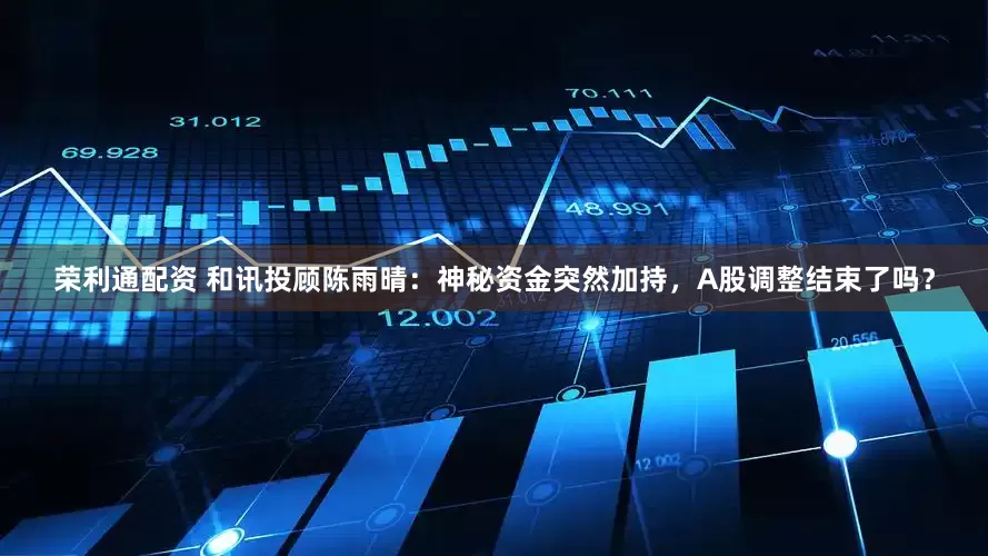 荣利通配资 和讯投顾陈雨晴：神秘资金突然加持，A股调整结束了吗？